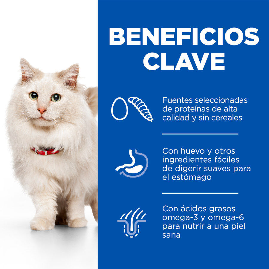 7 kg Hill's Science Plan Adult Hypoallergenic Huevo e Insecto pienso para gatos, , large Imagen numero 4